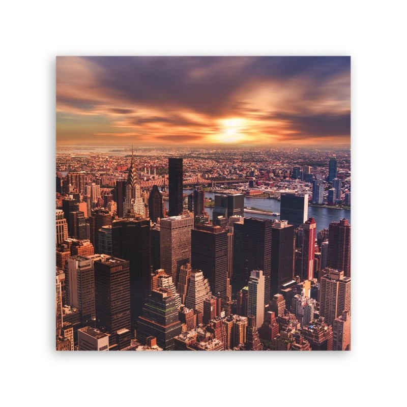 Leinwandbild - Städte und Architektur - Orange | Feeby