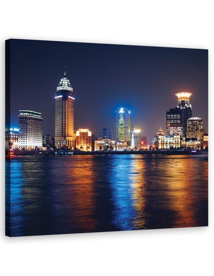 Bild auf Leinwand - Städte und Architektur - Blau | Feeby