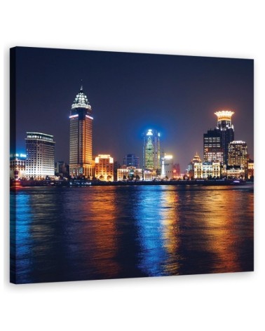 Wall art Canvas - New York Skyline Blue | FEEBY