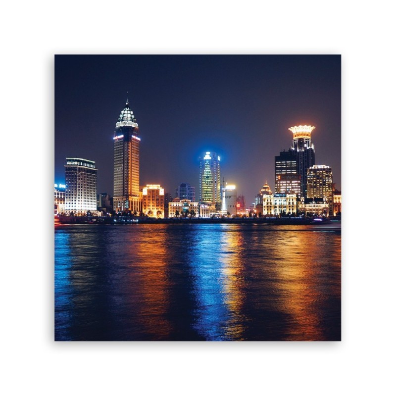 Bild auf Leinwand - Städte und Architektur - Blau | Feeby