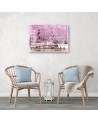 City theme - Panoramic of a city pink | FEEBY