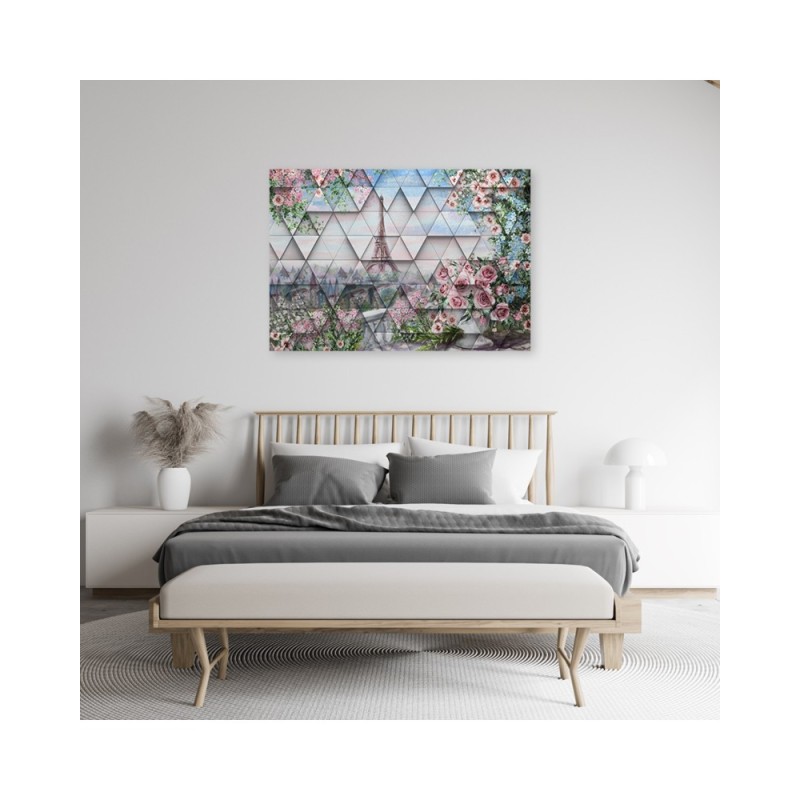 Leinwandbild - Eiffelturm Paris 3D | Feeby