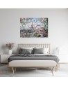Obraz na ścianę do salonu - Deco Panel Wieża Eiffla 3D | FEEBY