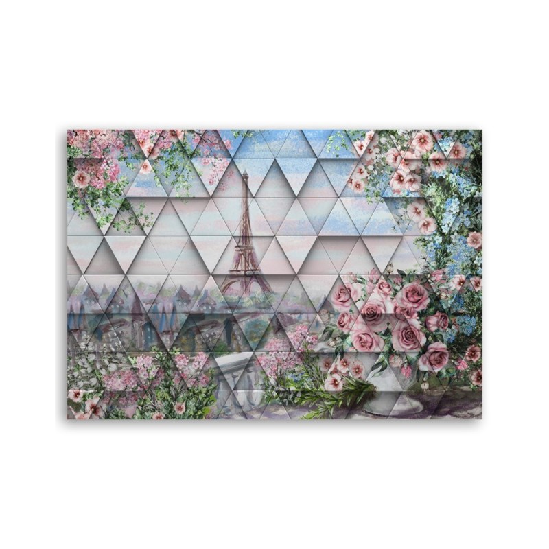 Leinwandbild - Eiffelturm Paris 3D | Feeby