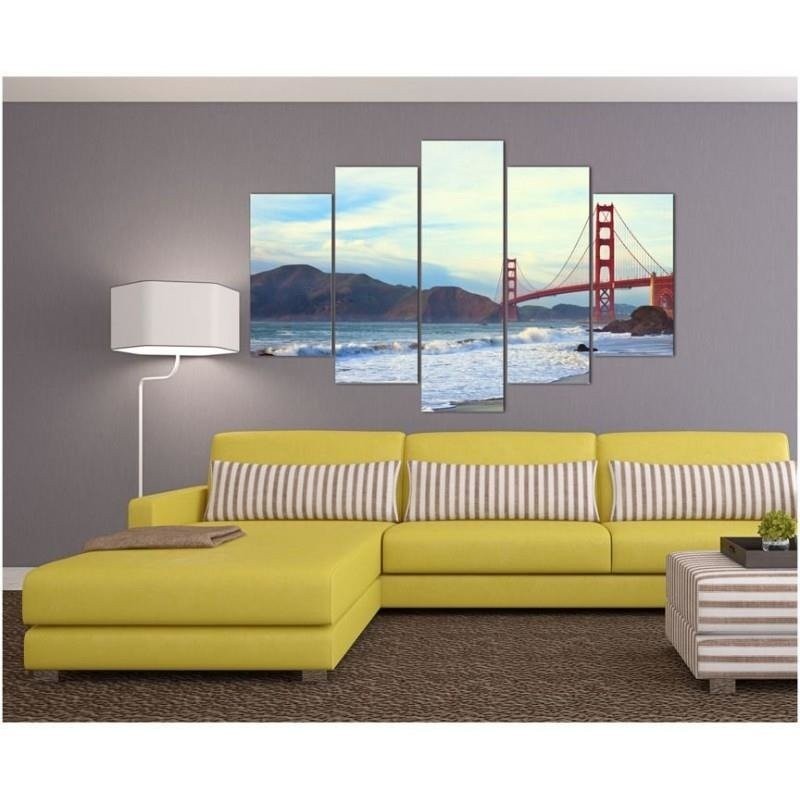 Leinwandbild - Golden Gate Bridge - Landschaft | Feeby