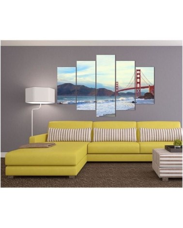 Leinwandbild - Golden Gate Bridge - Landschaft | Feeby