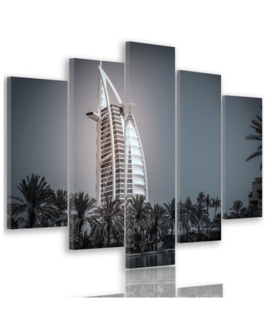Canvas painting - Modern hotel in Dubai | FEEBY