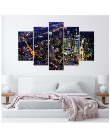 Bild auf Leinwand - New York at Night Stadt | Feeby