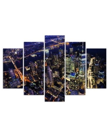 Bild auf Leinwand - New York at Night Stadt | Feeby