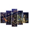 Canvas print USA - New York by night | FEEBY