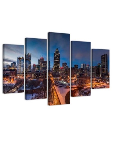 Canvas print USA - New York City in winter | FEEBY