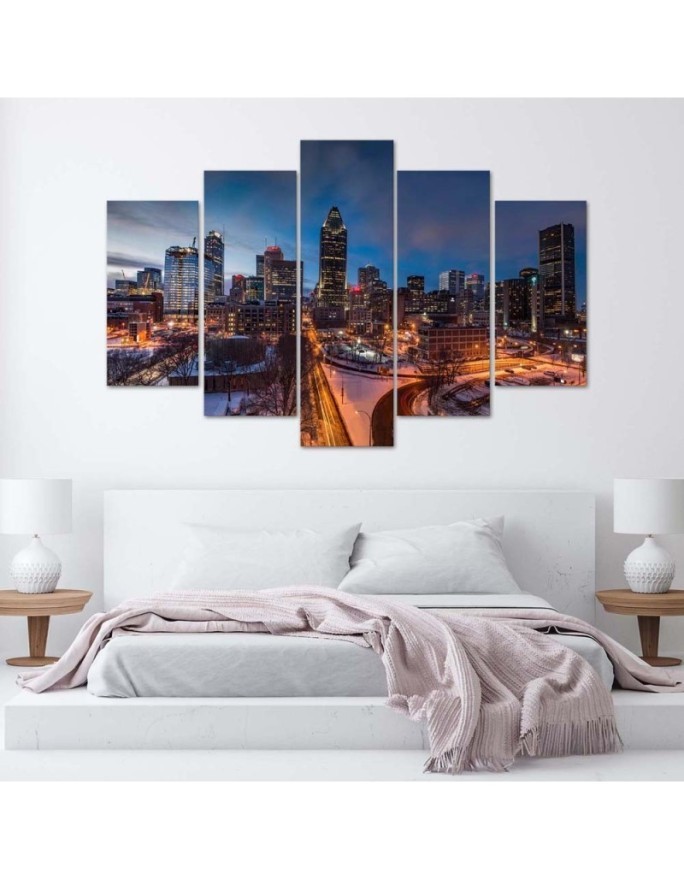 Canvas print USA - New York City in winter | FEEBY
