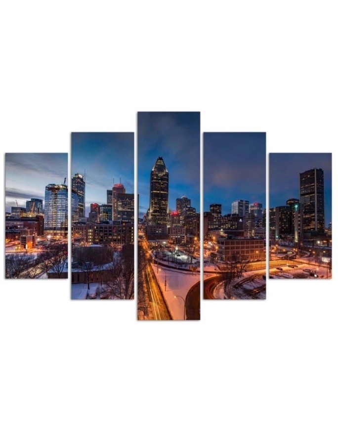 Canvas print USA - New York City in winter | FEEBY