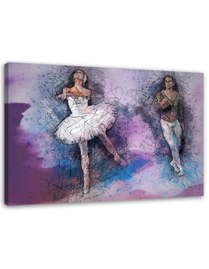 Leinwanddruck - Paar tanzt das Ballett | Feeby