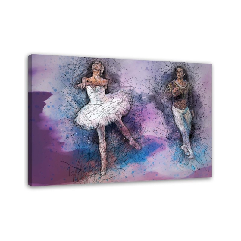 Leinwanddruck - Paar tanzt das Ballett | Feeby