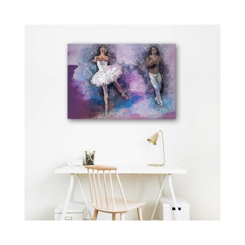 Leinwanddruck - Paar tanzt das Ballett | Feeby