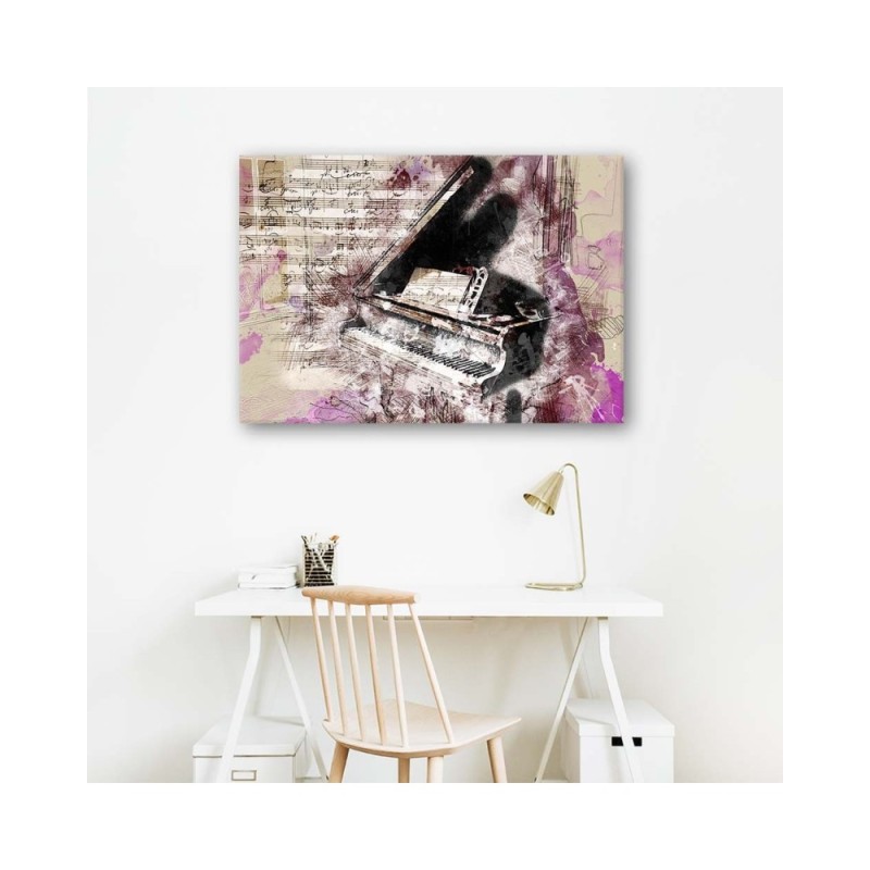 Bild auf Leinwand - Klavier - abstrakt | Feeby