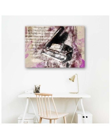 Bild auf Leinwand - Klavier - abstrakt | Feeby
