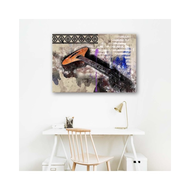 Leinwandbild modern - Gitarre - abstrakt | Feeby