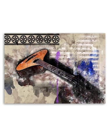 Leinwandbild modern - Gitarre - abstrakt | Feeby