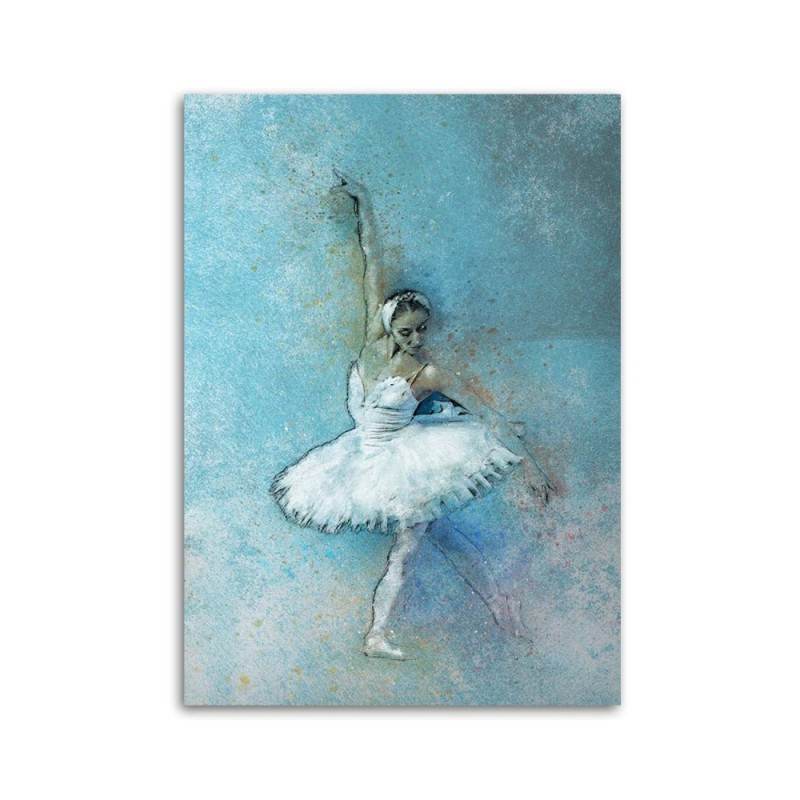 Leinwandbild - Schöne Ballerina | Feeby