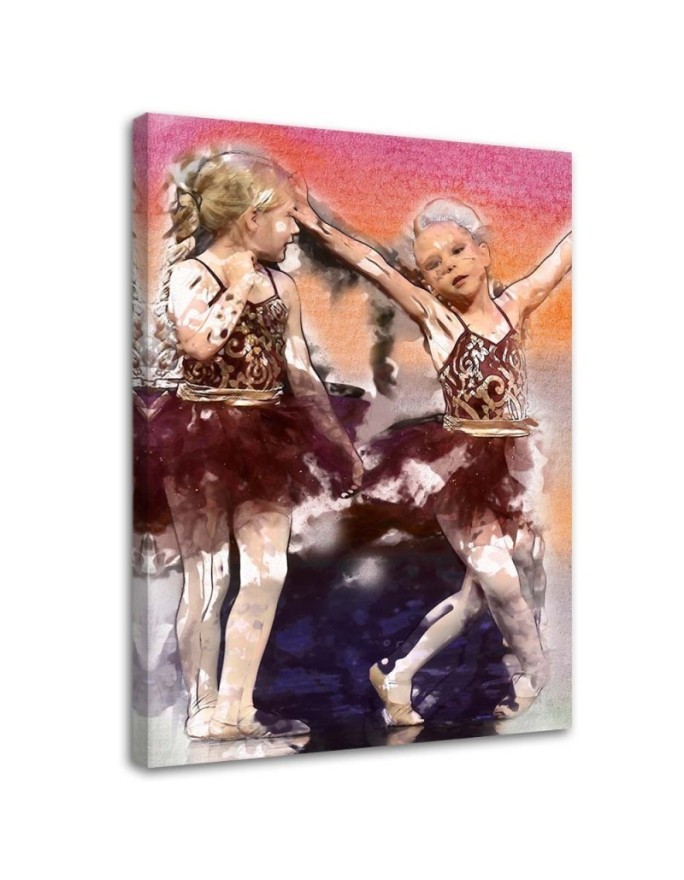 Bild auf Leinwand - Kleine Ballerinas | Feeby