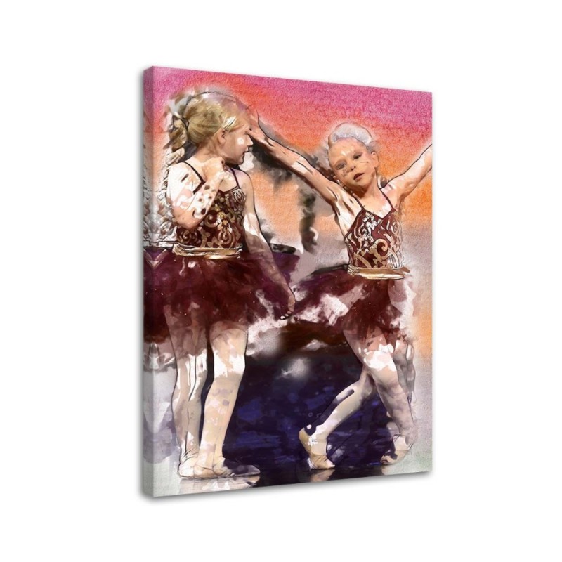 Bild auf Leinwand - Kleine Ballerinas | Feeby