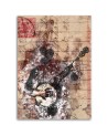 Obrazy w stylu retro - Gitarzysta vintage | FEEBY