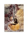 Obrazy w stylu retro - Pastelowa gitara | FEEBY