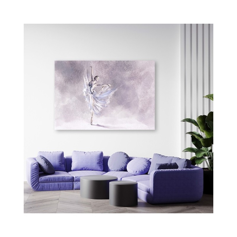 Dekoratives Leinwandbild - Ballerina Pirouet | Feeby