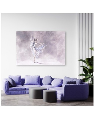Dekoratives Leinwandbild - Ballerina Pirouet | Feeby