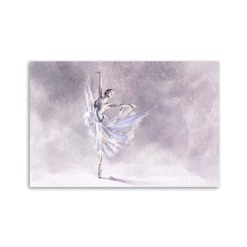 Dekoratives Leinwandbild - Ballerina Pirouet | Feeby