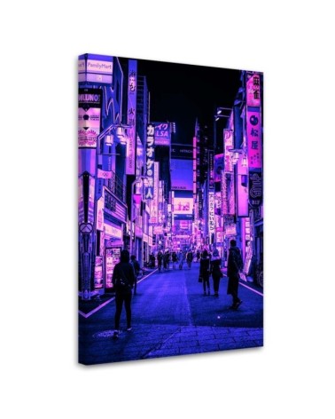 Modern Canvas paintings for wall - Walk in Tokyo | FEEBY
