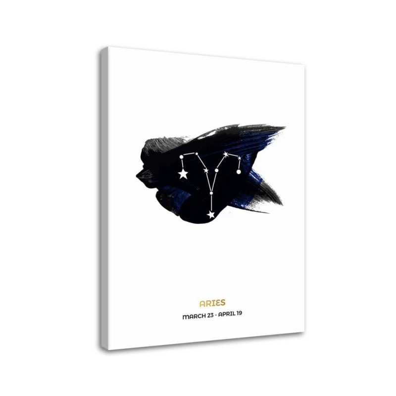 Znak zodiaku Baran - Nowoczesny obraz na ścianę | FEEBY