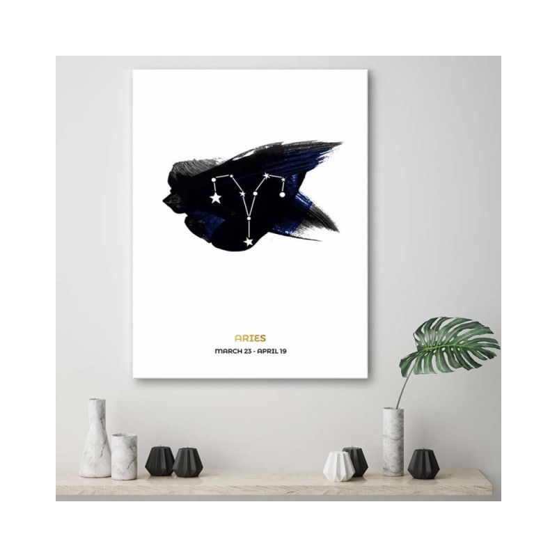 Leinwandbild - Sternzeichen - Widder | Feeby