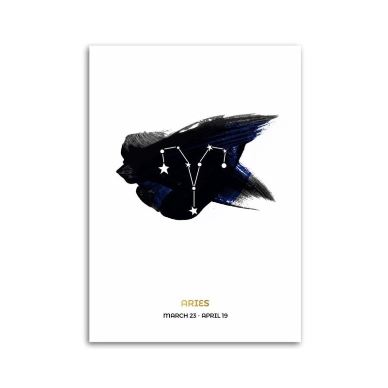 Leinwandbild - Sternzeichen - Widder | Feeby