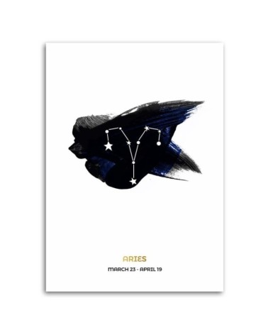 Leinwandbild - Sternzeichen - Widder | Feeby