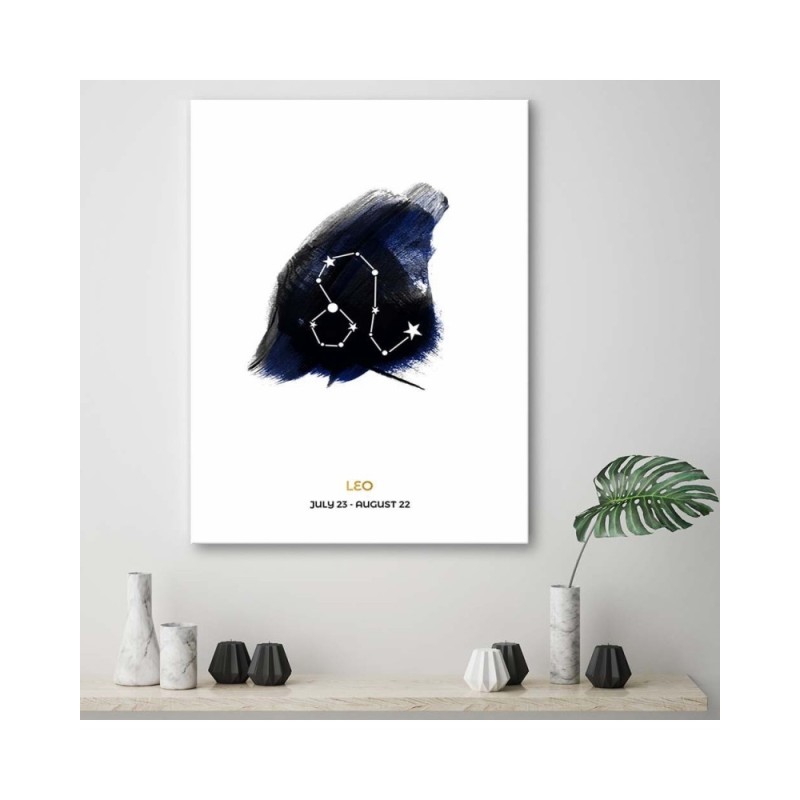 Bild auf Leinwand - Sternzeichen - Löwe | Feeby