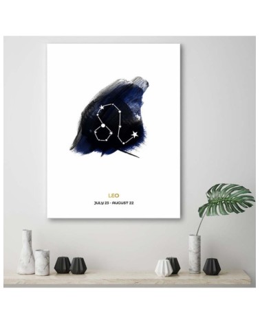 Bild auf Leinwand - Sternzeichen - Löwe | Feeby