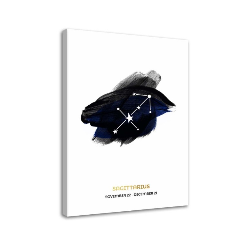 Leinwandbild - Tierkreiszeichen - Schütze | Feeby