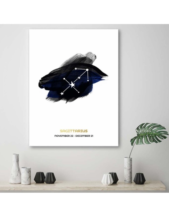 Znak zodiaku Strzelec - Nowoczesny obraz na ścianę | FEEBY