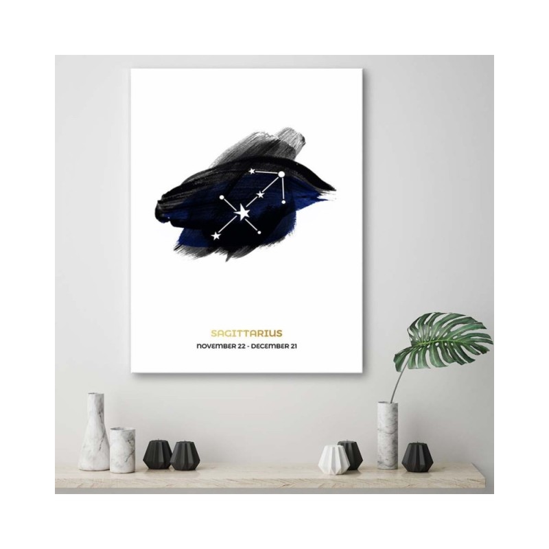 Leinwandbild - Tierkreiszeichen - Schütze | Feeby