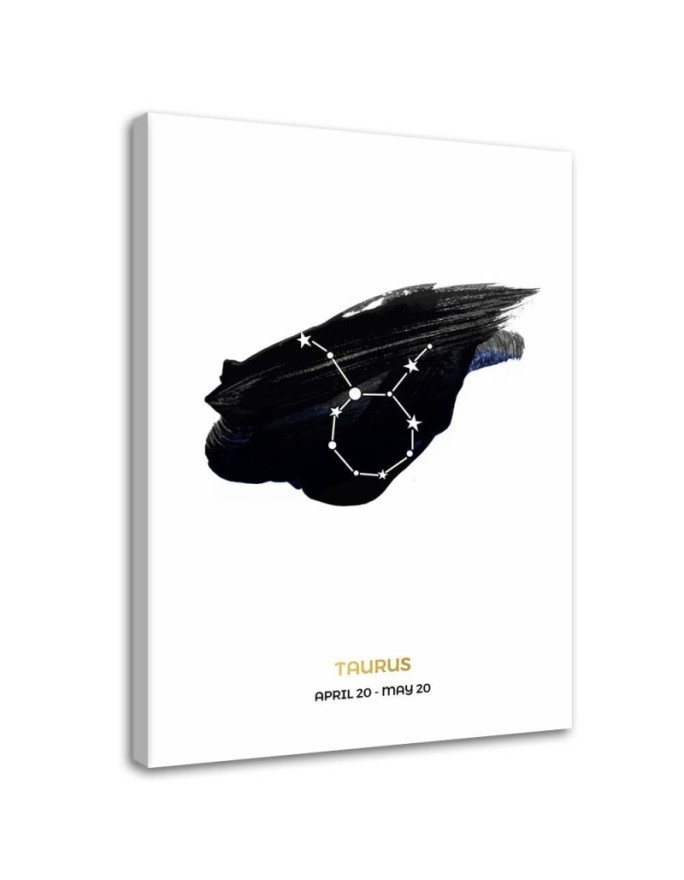 Wandbild für Wohnzimmer - Sternzeichen - Taurus | Feeby