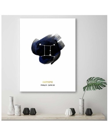 Leinwandbild - Sternzeichen - Zwillinge | Feeby