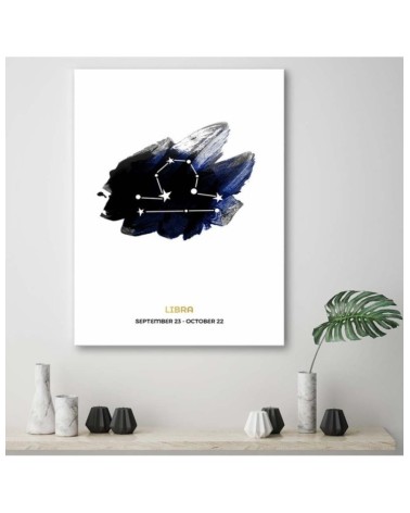 Modernes Wandbild - Tierkreiszeichen - Waage | Feeby