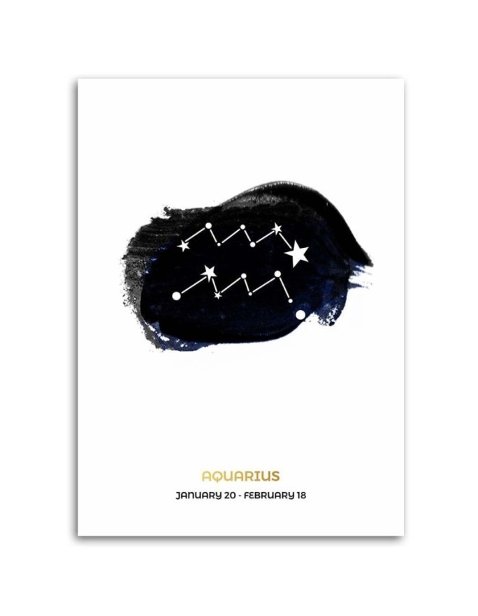 Modne obrazy do salonu - Znak zodiaku Wodnik | FEEBY