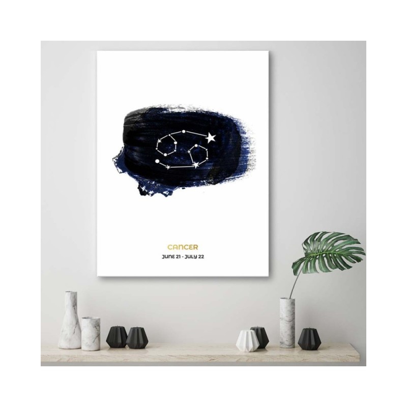 Leinwanddruck - Tierkreiszeichen - Krebs | Feeby