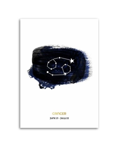 Leinwanddruck - Tierkreiszeichen - Krebs | Feeby