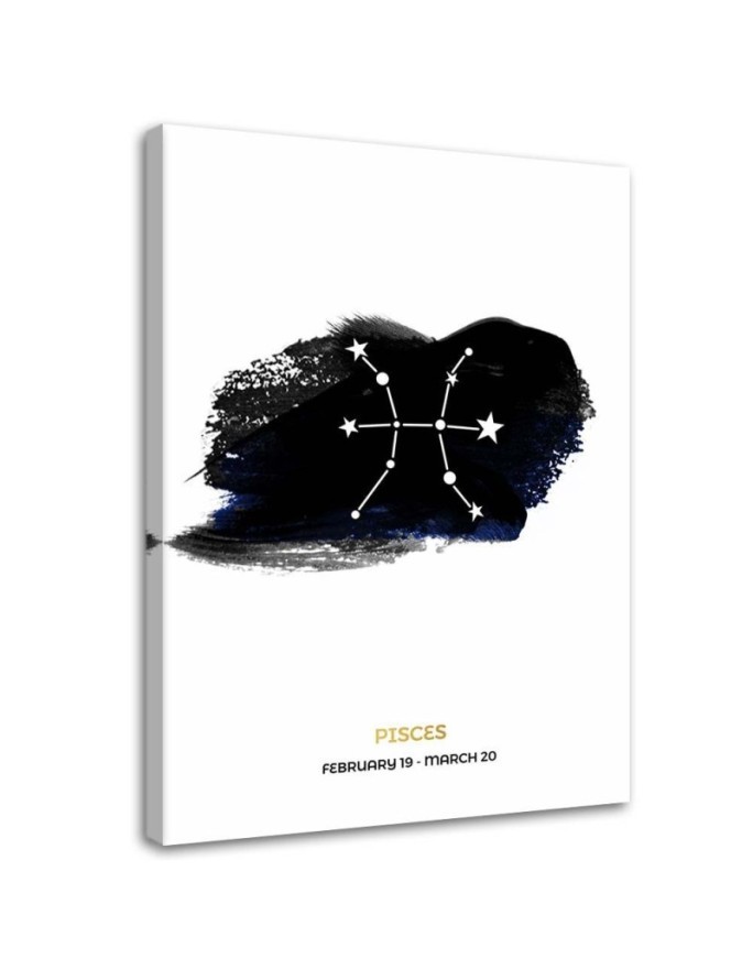 Leinwandbild - Sternzeichen - Fische | Feeby