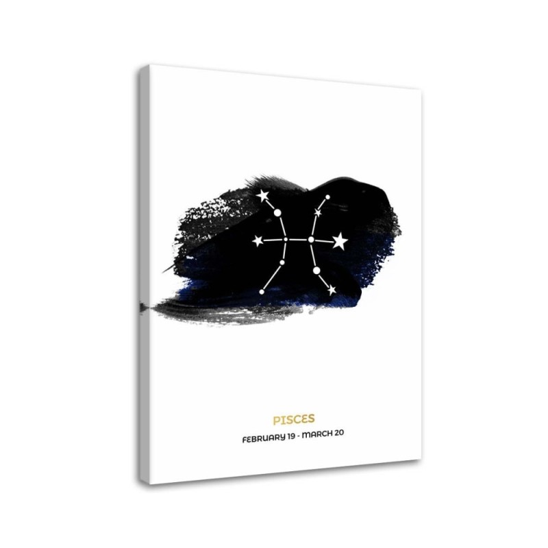 Leinwandbild - Sternzeichen - Fische | Feeby